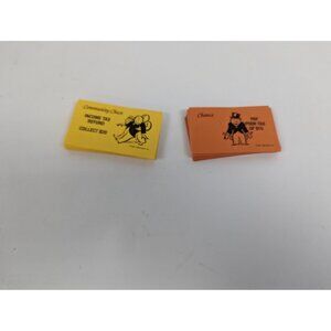 Vintage 1994 Monopoly Replacement Cards Chance Community Chest
